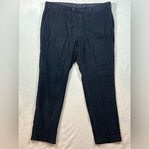 Incotex SLOWEAR 40W 32W Corduroy Super Soft Cotton Lux Black Pants Slacks